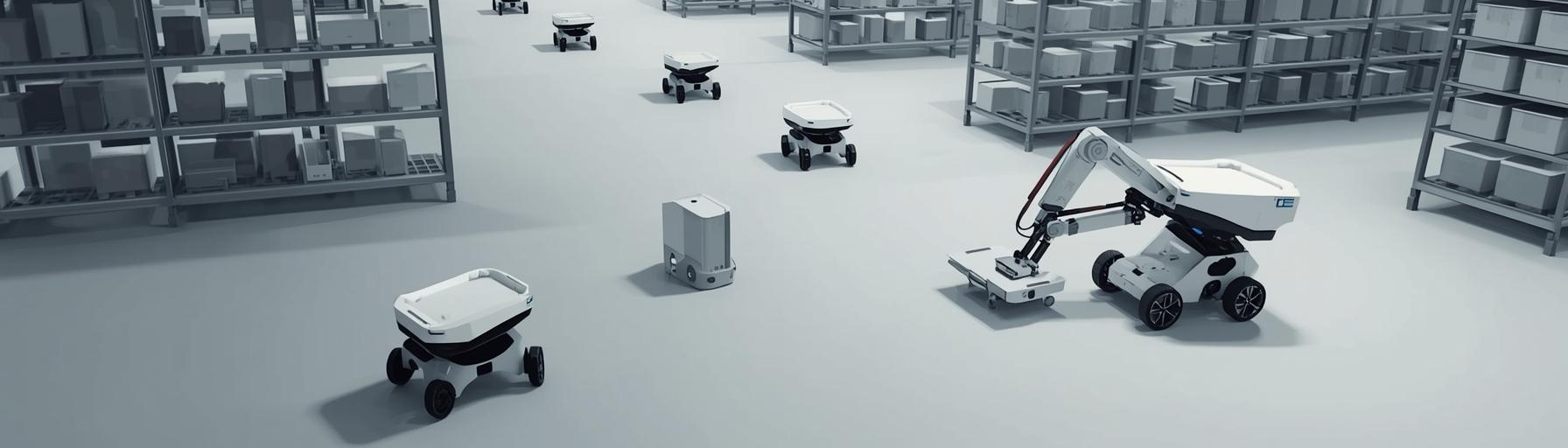 Marktlage und Robotertypen in der Logistik